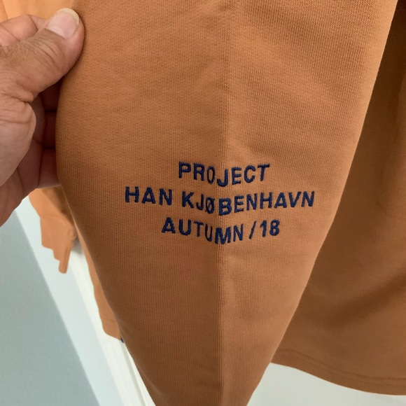 NWT PUMA x Han Kjobenhavn Almond Chest Pocket Crew Neck Pullover (size:M) - Picture 7 of 9